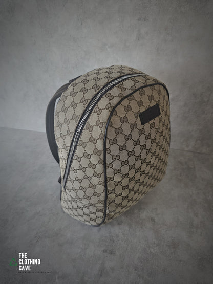 GUCCI GG Supreme Monogram Beige/Brown Backpack