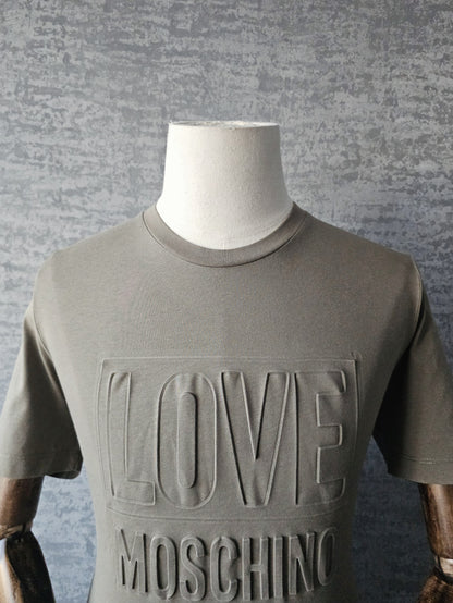 MOSCHINO Milano Embossed Love Logo T-Shirt