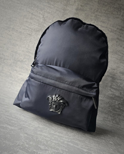 VERSACE Palazzo Medusa Navy Backpack