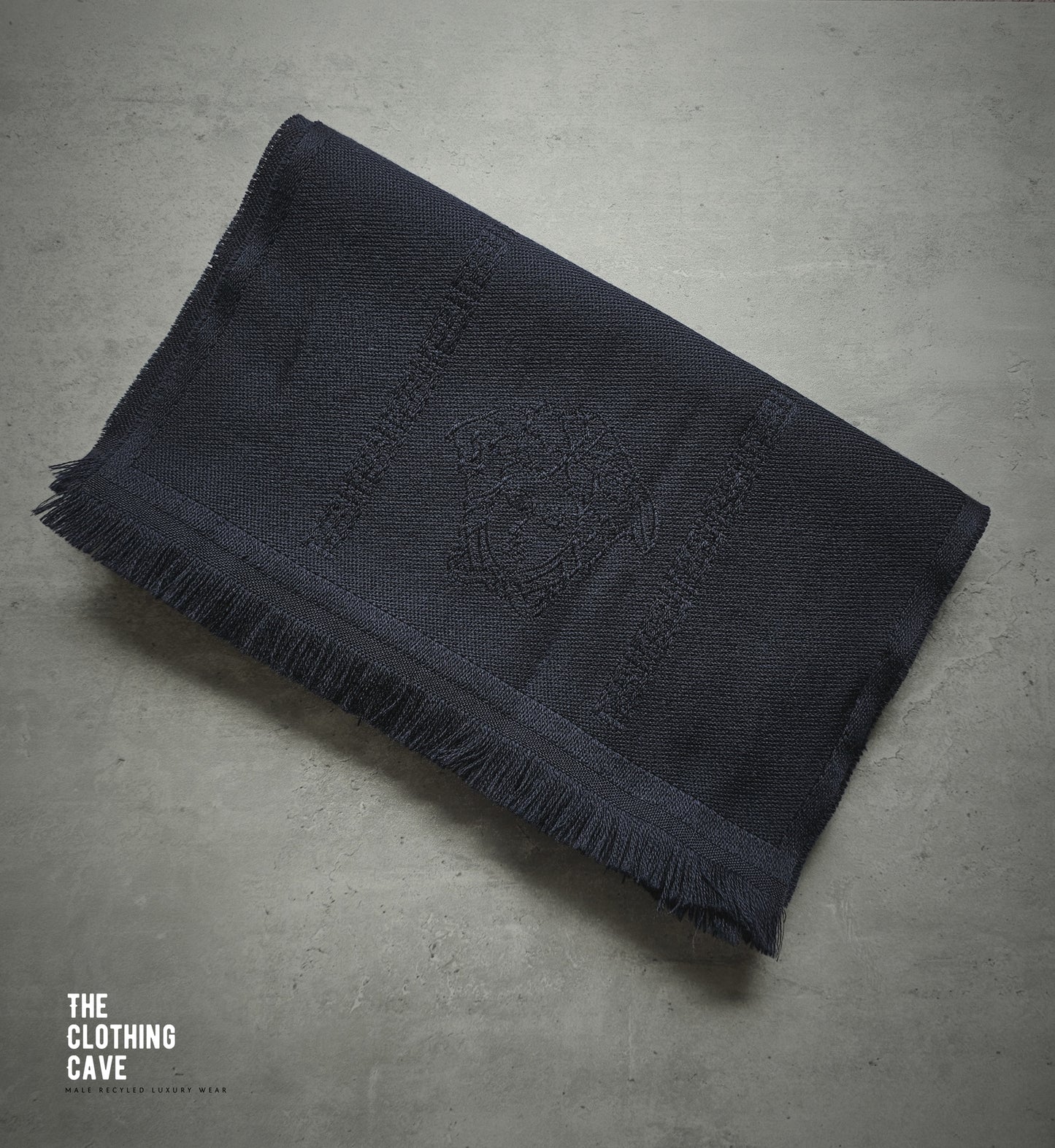 VERSACE Intarsia Fine Wool Medusa Scarf
