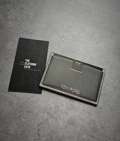 TOM FORD TF Single Leather Card Holder & Mirror