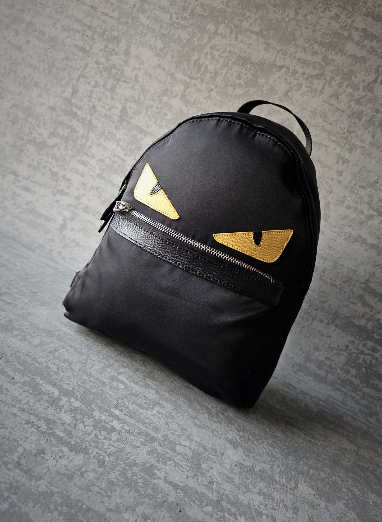 FENDI Roma Nylon Monster Eye Mini Backpack