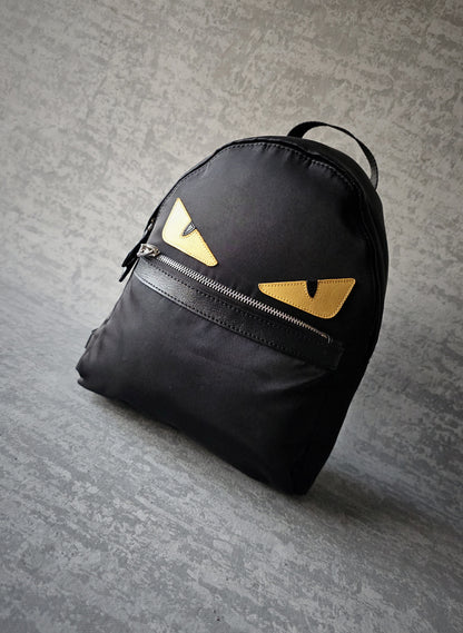 FENDI Roma Nylon Monster Eye Mini Backpack