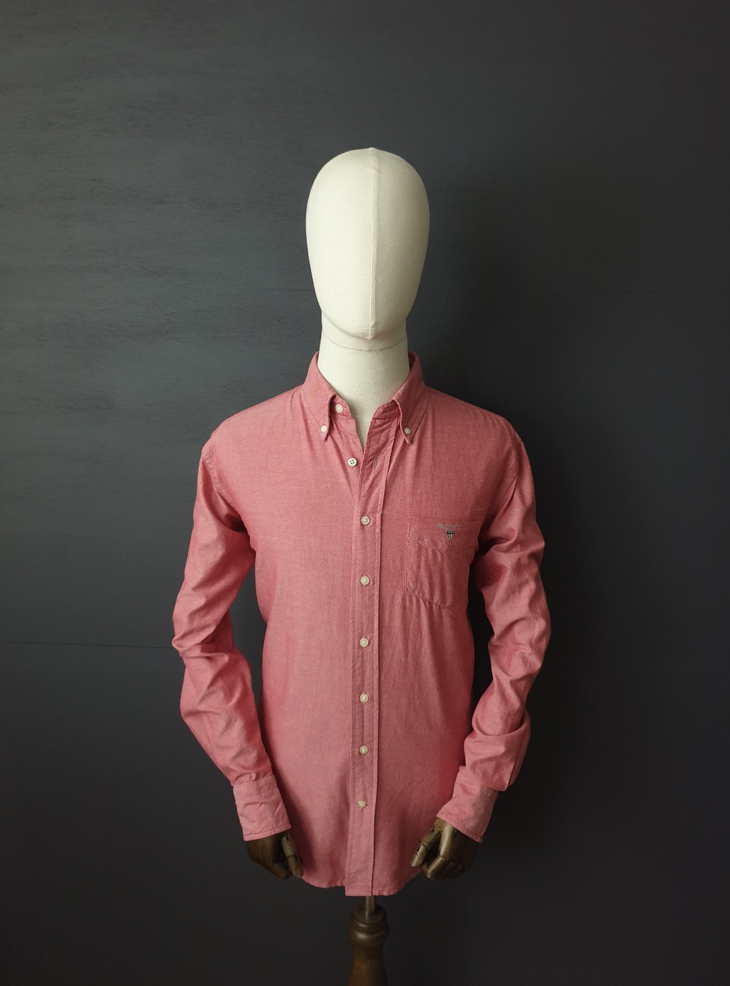 GANT Regular Fit Oxford Shirt in Pink