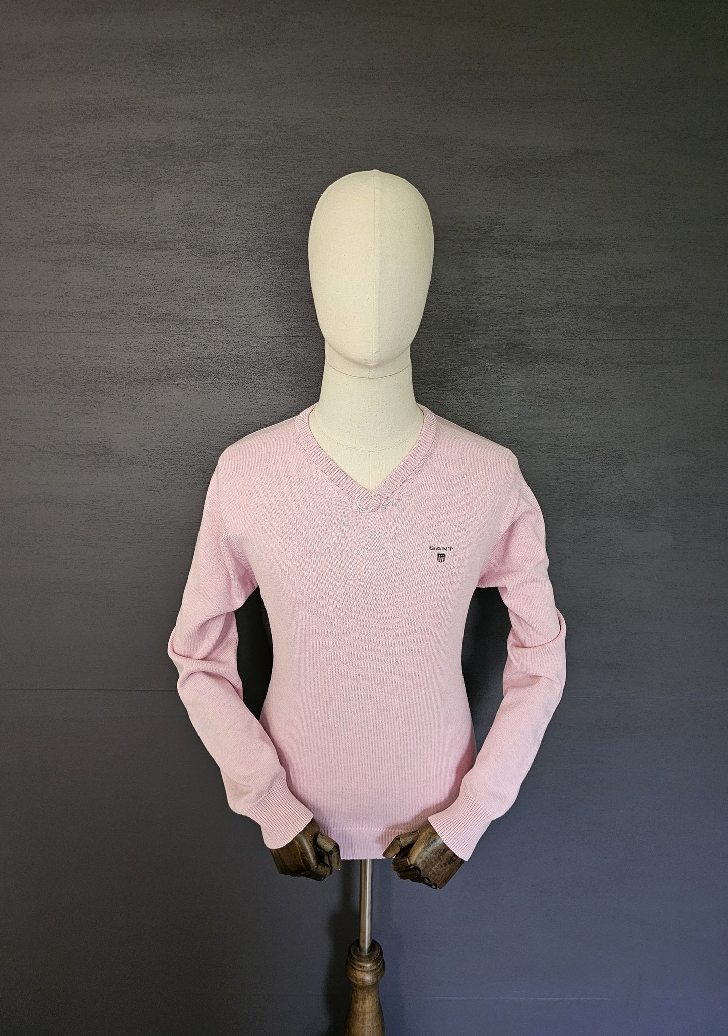 GANT Classic Cotton V-Neck Knitted Sweater