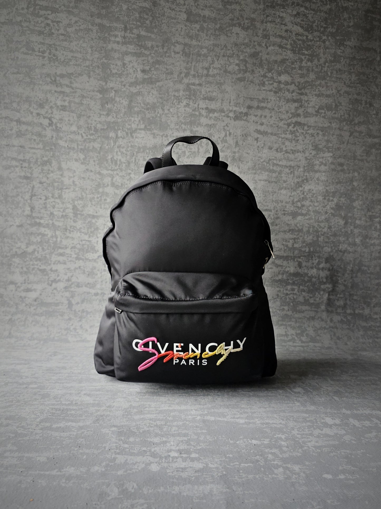 GIVENCHY Rainbow Signature Logo Urban Backpack