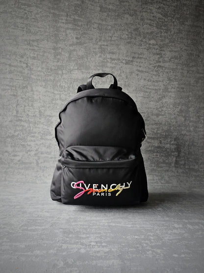 GIVENCHY Rainbow Signature Logo Urban Backpack