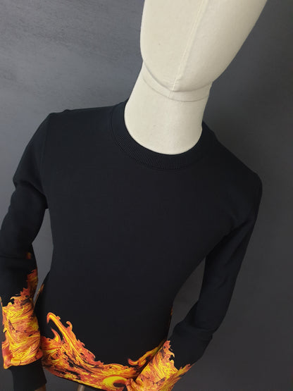 GIVENCHY Inferno Print Oversized Sweatshirt