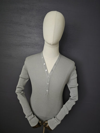 TOM FORD Silk Blend Henley style Long-Sleeve Sweater
