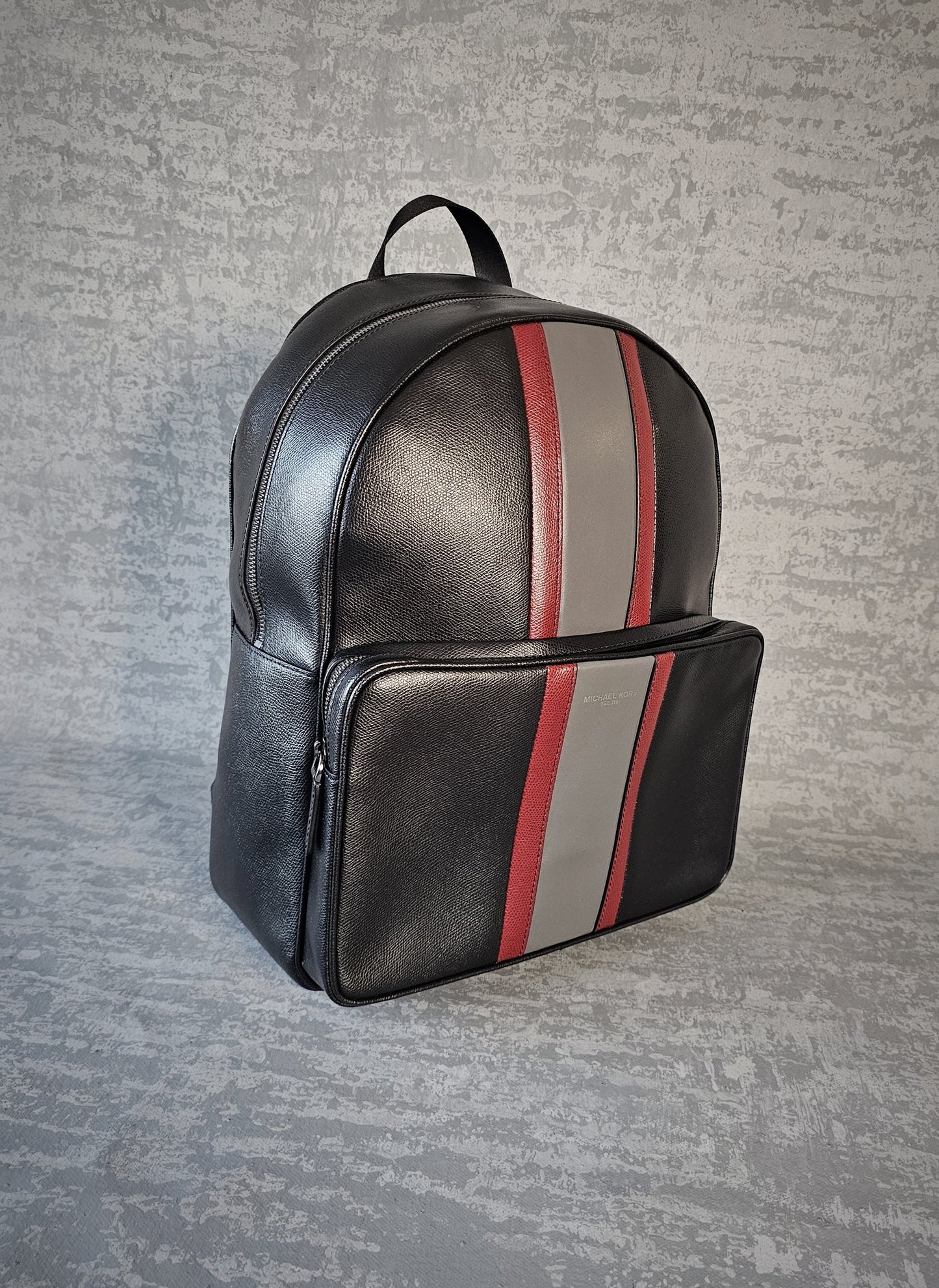 MICHAEL KORS Colourblocked Leather Backpack