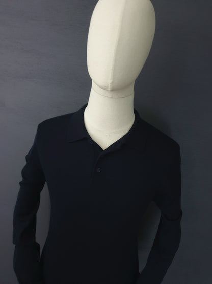 REISS Trafford Long Sleeve Wool Polo