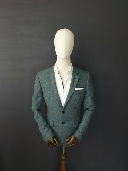 REISS Slim Fit Shetland Textured Wool Blazer