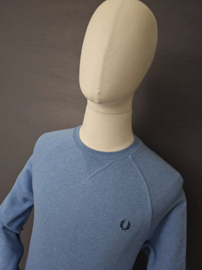 FRED PERRY Crew Neck Sweatshirt in Blue