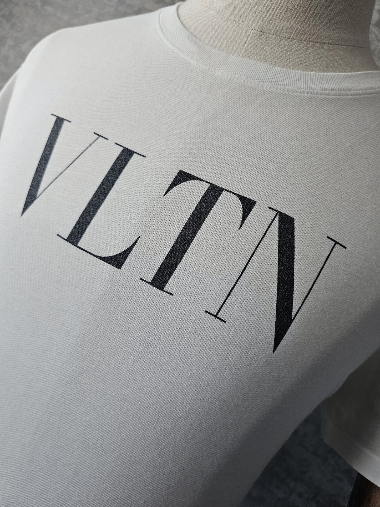 Valentino Garavani "VLTN" Print Cotton T-Shirt