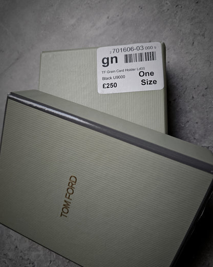 TOM FORD Grained TF Leather Card Holder