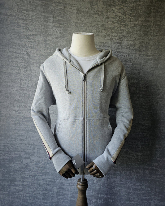 GUCCI Webbing-Trimmed Loopback Cotton Jersey Hoodie