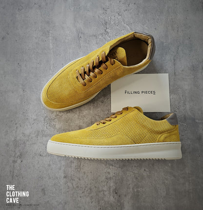 FILLING PIECES Mondo Perforated Suede Sneakers