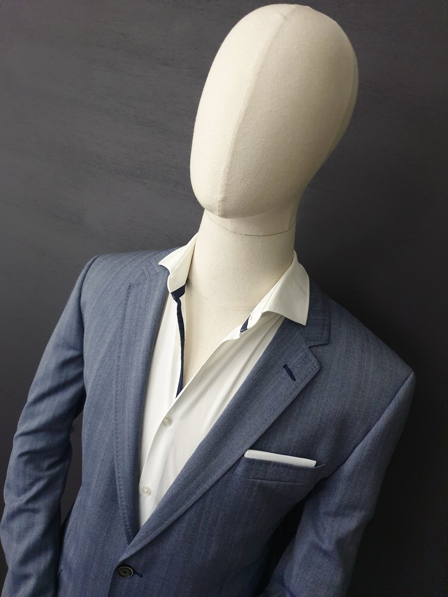 HUGO BOSS Regular Fit Micro patterned Suit Jacket