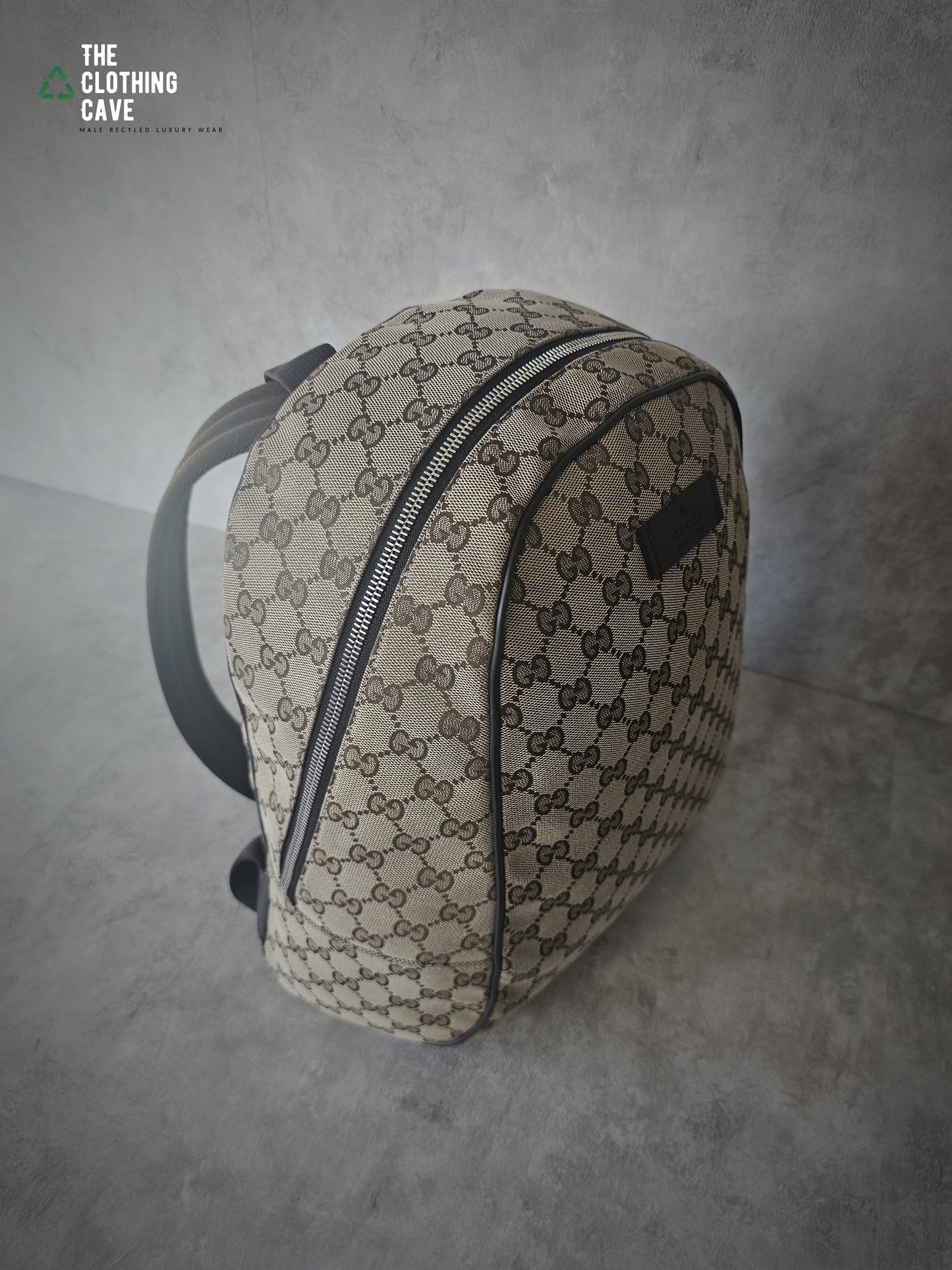 GUCCI GG Supreme Monogram Beige/Brown Backpack