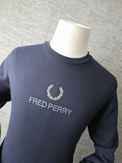 FRED PERRY Embroidered Logo Sweatshirt