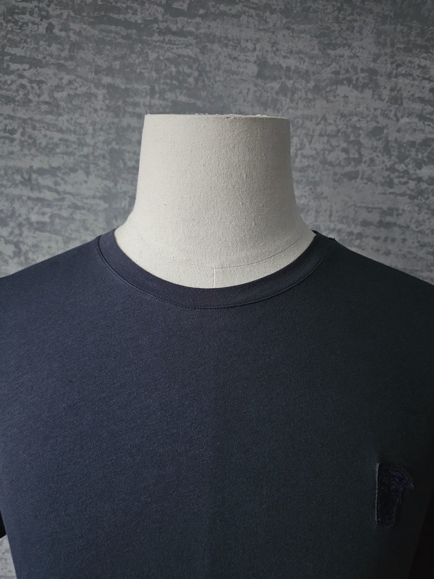 VERSACE Collection Medusa Embroidered Long-Sleeve T-Shirt