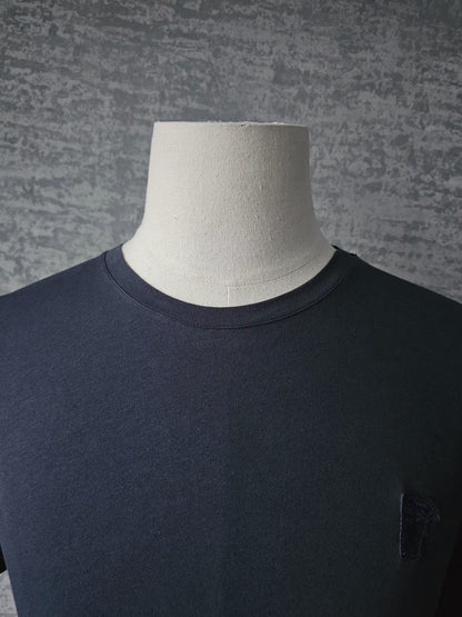 VERSACE Collection Medusa Embroidered Long-Sleeve T-Shirt