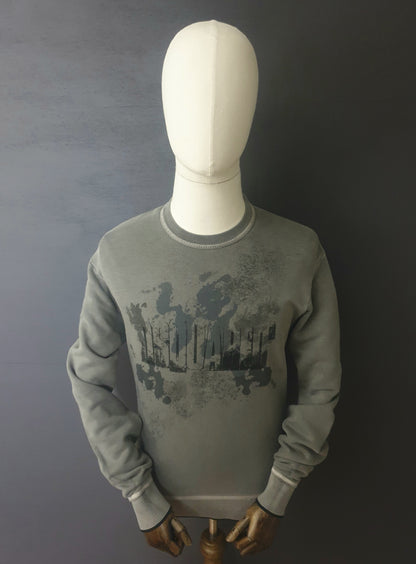 DSQUARED2 Spray Graffiti Distressed Sweatshirt