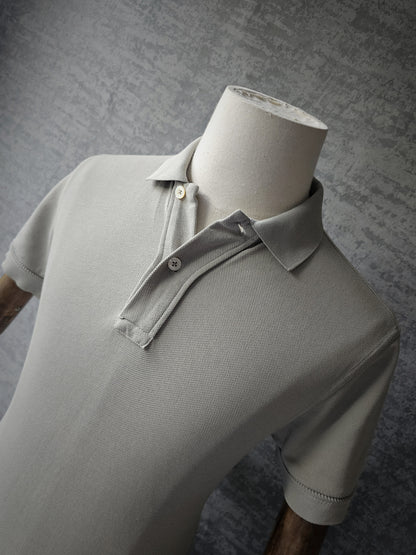 TOM FORD TF Garment-Dyed Cotton Green Polo Shirt