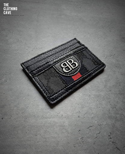 BALENCIAGA x GUCCI Hacker Canvas Card Holder