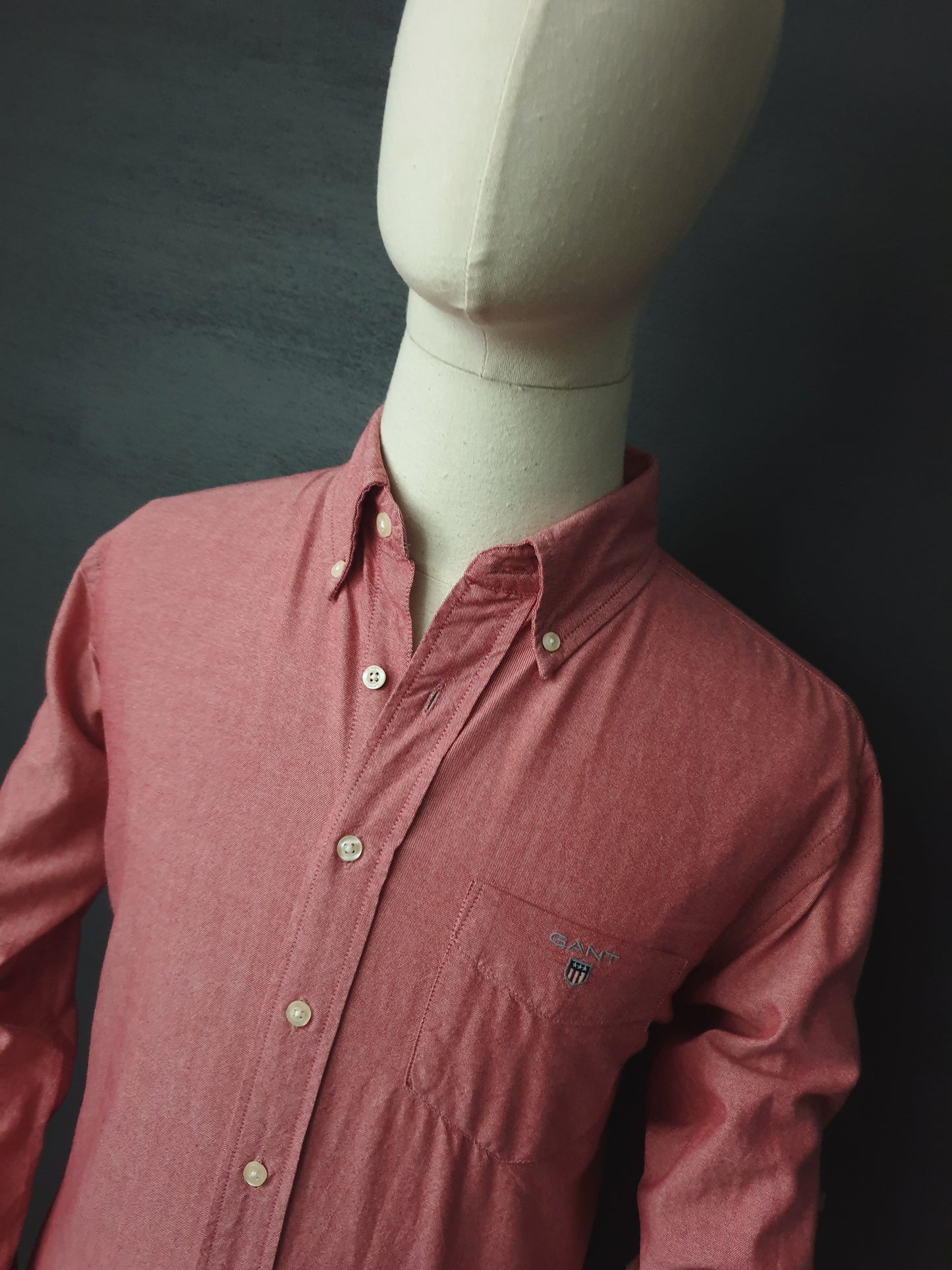 GANT Regular Fit Oxford Shirt in Pink