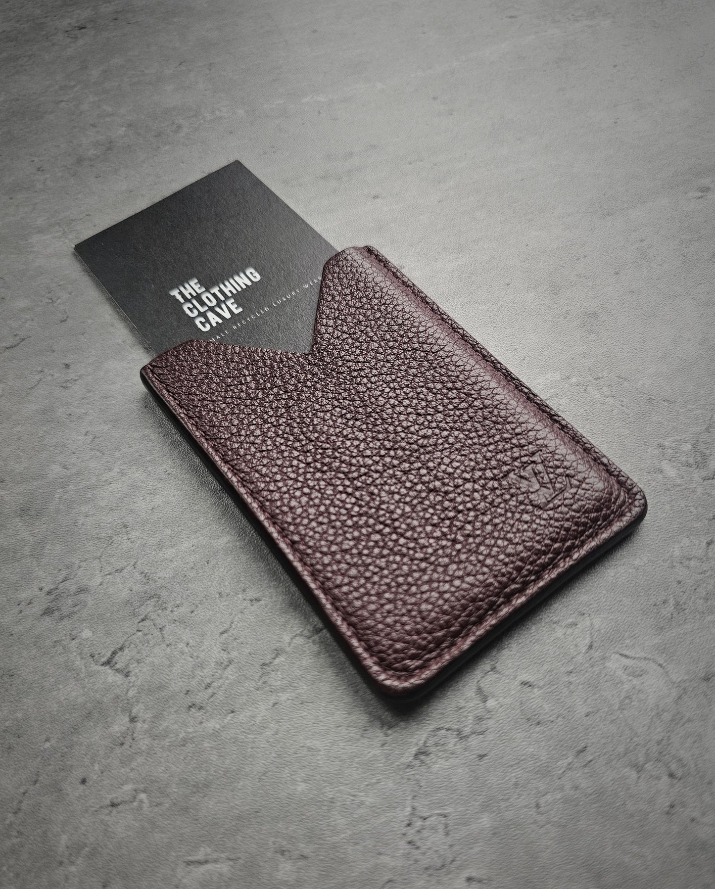 LOUIS VUITTON Single Leather Card Holder
