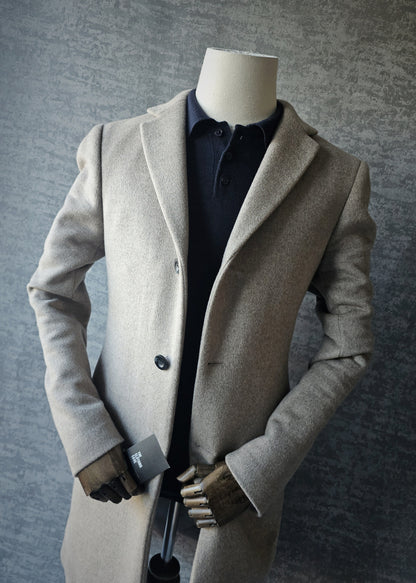 REISS Gable Wool Blend Epson Overcoat