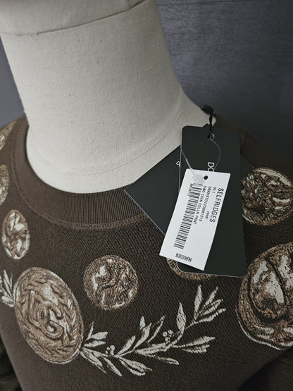 DOLCE & GABBANA Roma Coin Print Sweatshirt