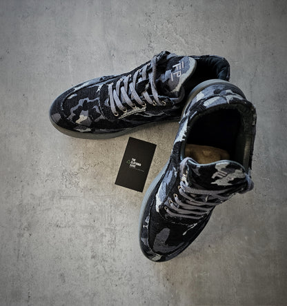 FILLING PIECES High Top Ripple Merge Camo Sneakers