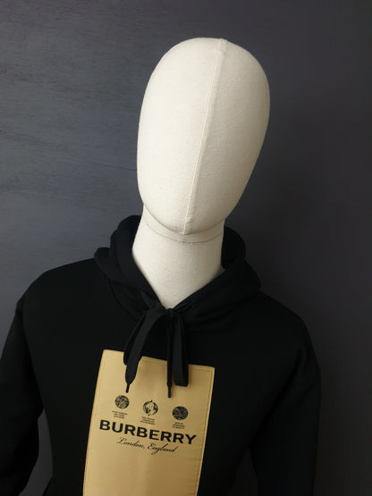 BURBERRY Applique-Logo Drawstring Hoodie
