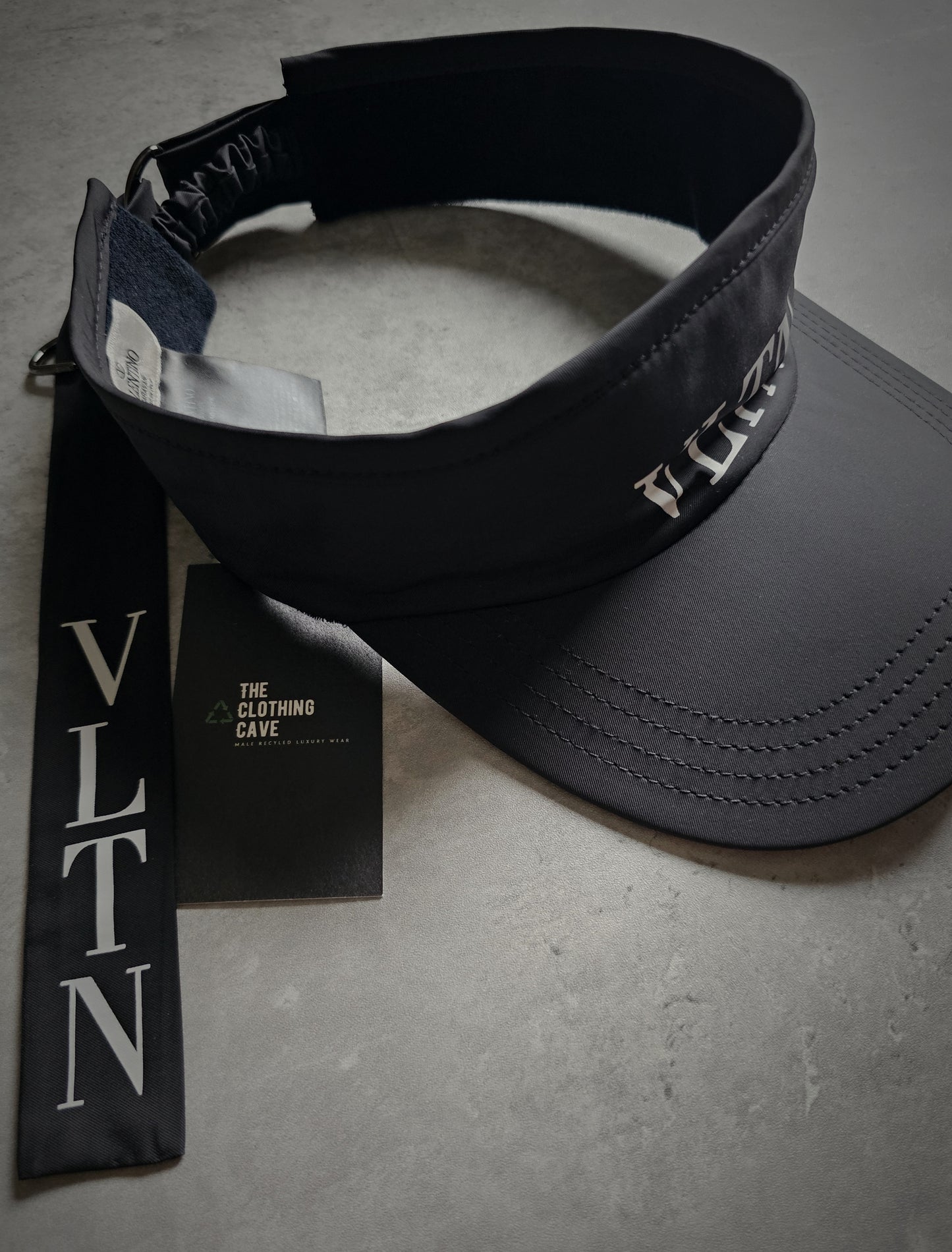 VALENTINO VLTN Black Visor/Cap