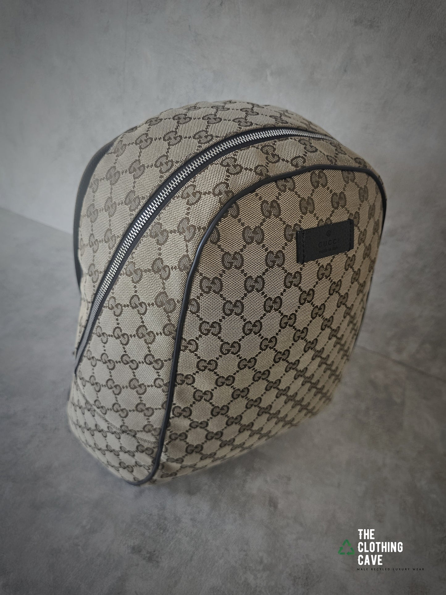 GUCCI GG Supreme Monogram Beige/Brown Backpack