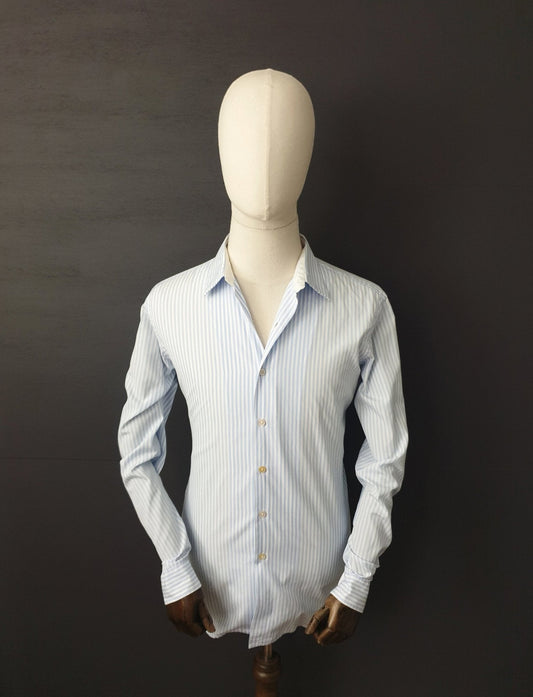 PAUL SMITH tailored-Fit Cuff Shirt in Sky Blue