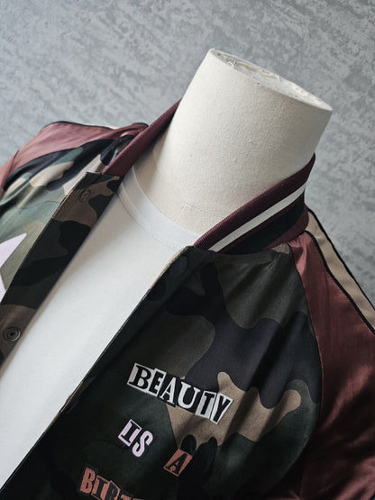 VALENTINO GARAVANI x Jamie Reid Satin Bomber