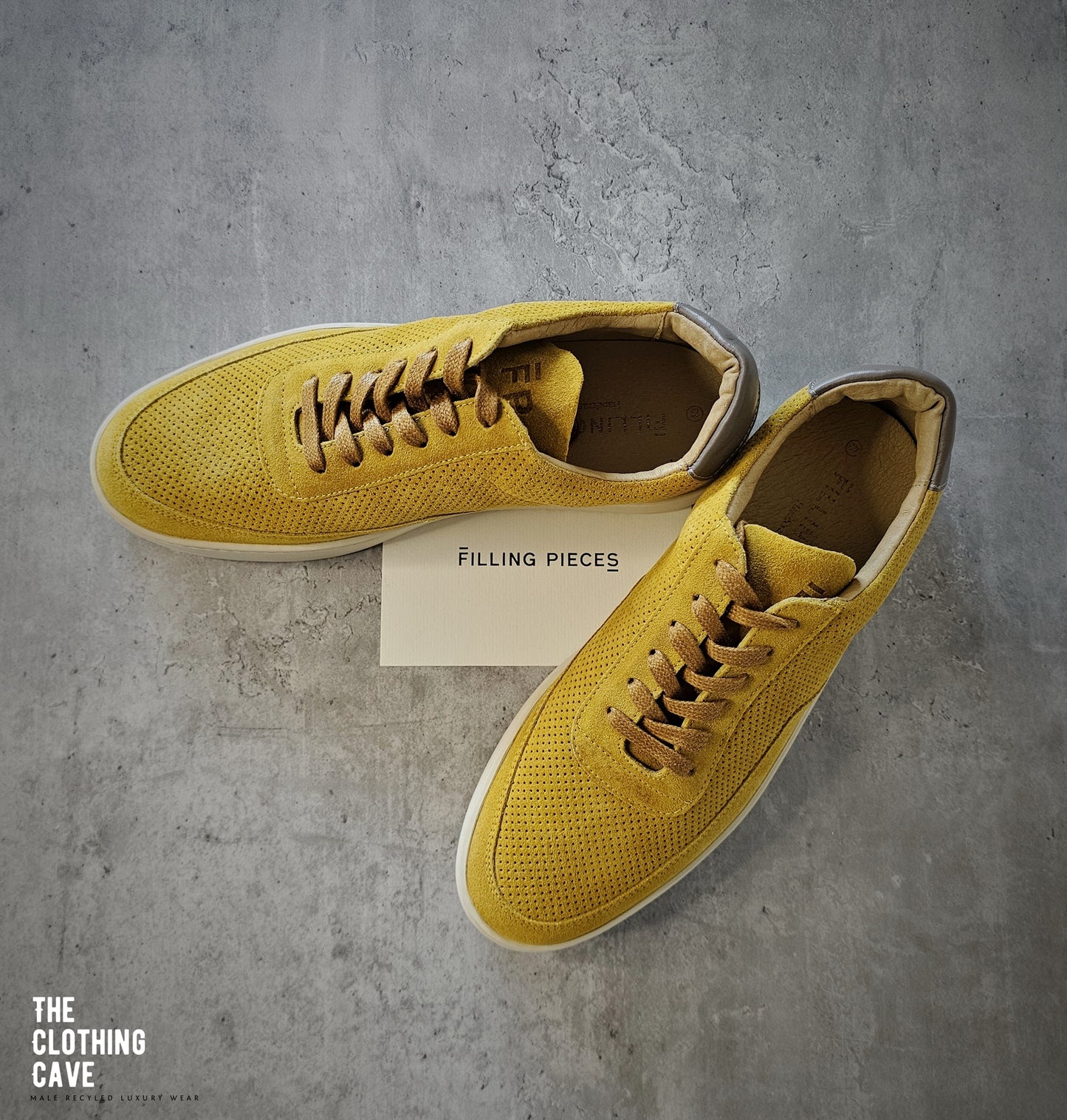 FILLING PIECES Mondo Perforated Suede Sneakers