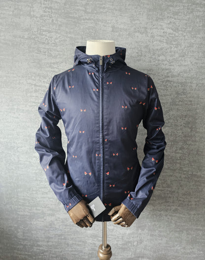 FENDI Retro Monster Eye Monogram Windproof Shell Jacket