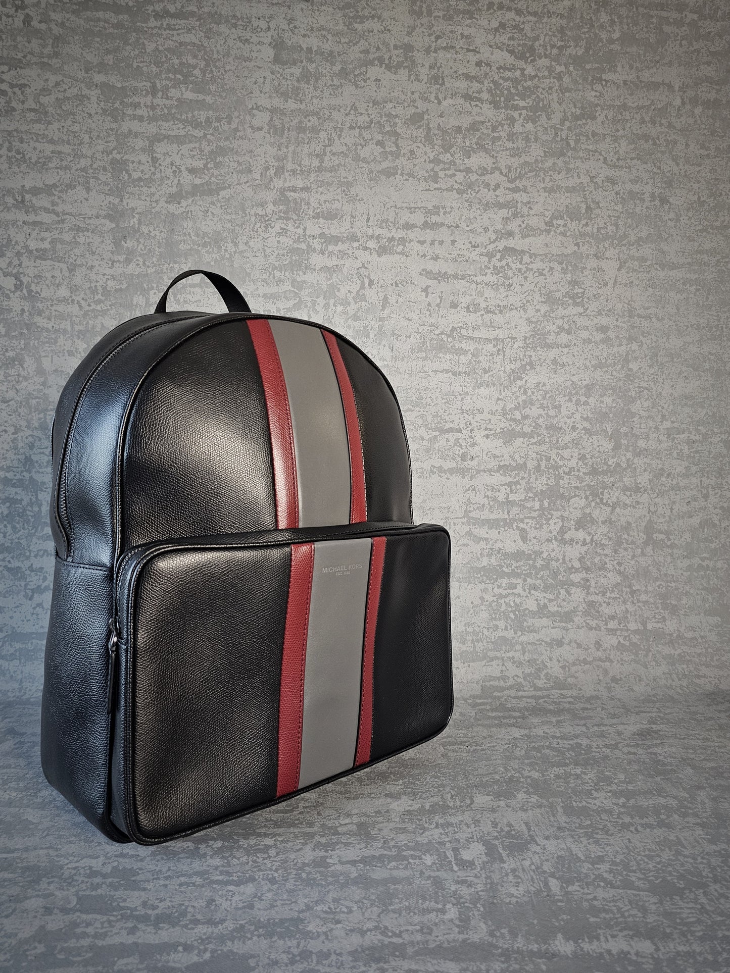 MICHAEL KORS Colourblocked Leather Backpack