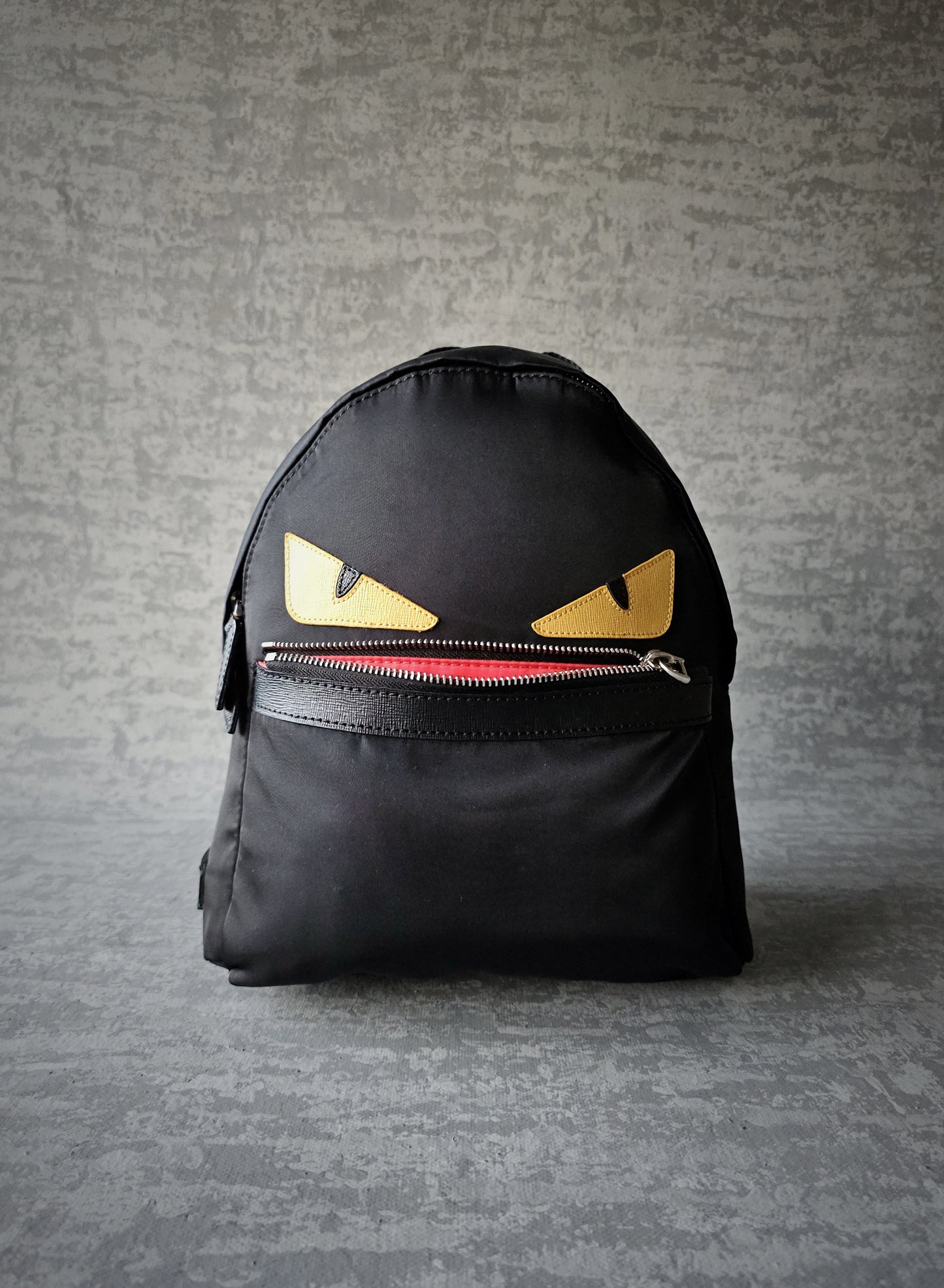 FENDI Roma Nylon Monster Eye Mini Backpack