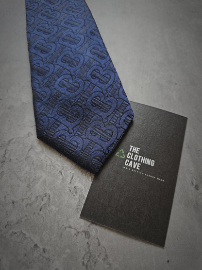 BURBERRY TB Monogram Silk Tie