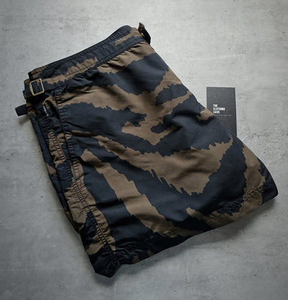 TOM FORD Slim-Fit Nylon Short Length Zebra Swim Shorts
