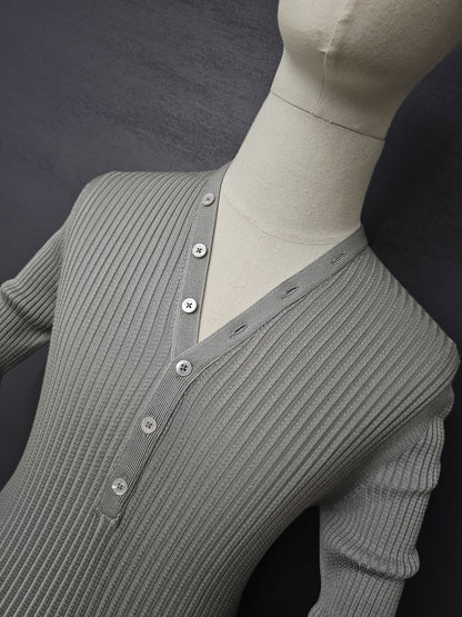 TOM FORD Silk Blend Henley style Long-Sleeve Sweater