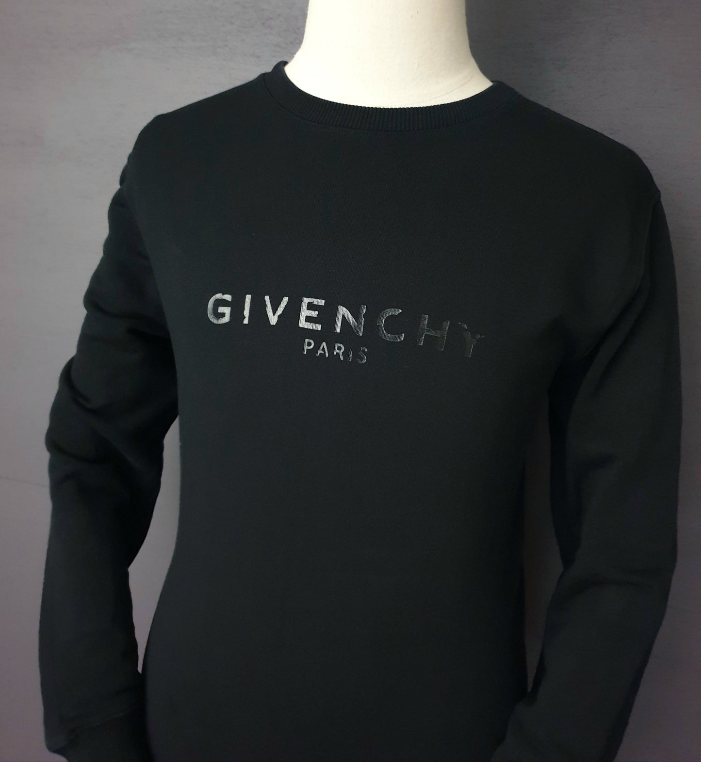 GIVENCHY Holographic Print Logo Sweatshirt