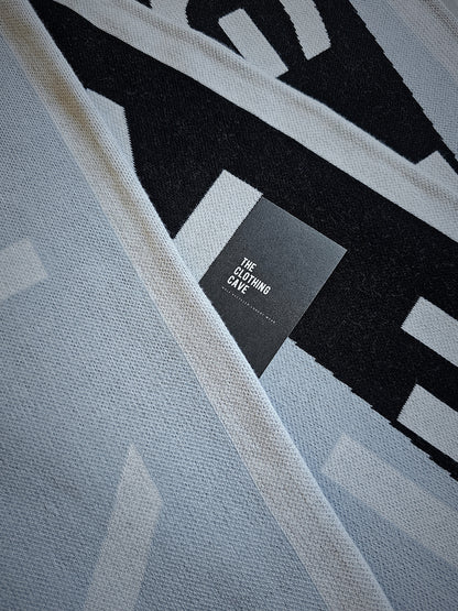 GIVENCHY Jacquard Logo Scarf Blue/Black