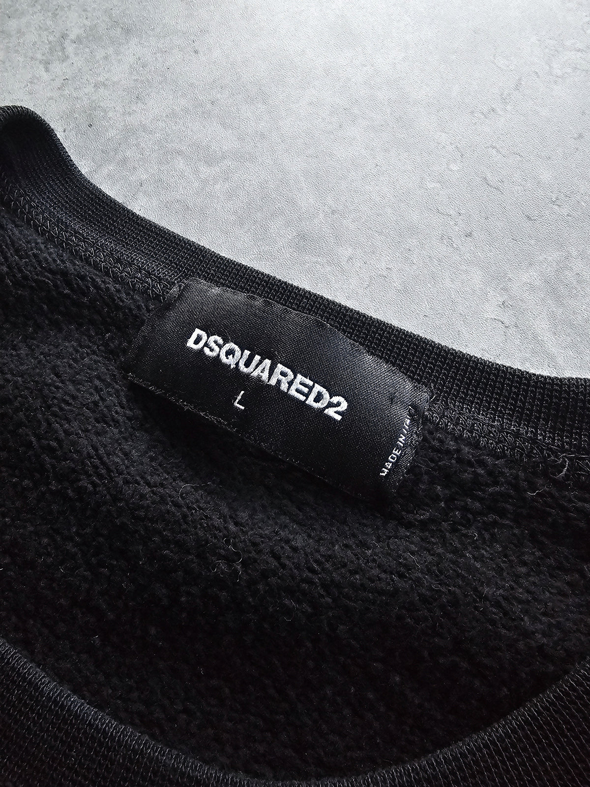 DSQUARED2 Copper-Tone ICON Logo Sweatshirt
