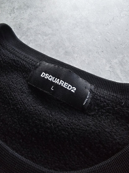 DSQUARED2 Copper-Tone ICON Logo Sweatshirt